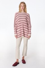 Sweater Tropea Rosa/Bordeaux
