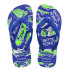 Sandalias Infantiles Havaianas Kids Athletic Blanco - Azul Naval