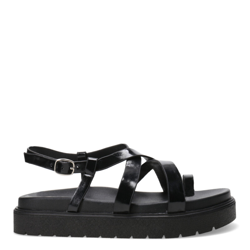 Sandalia de Mujer Miss Carol TORIN con tiras Negro