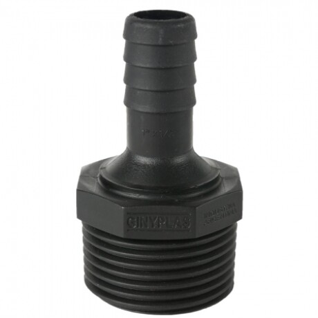 GINYPLAS ESPIGA RIEGO ROSCA MACHO REDUCCIÓN 3/4 x RM 1/2 PUL Ginyplas Espiga Riego Rosca Macho Reducción 3/4 X Rm 1/2 Pul