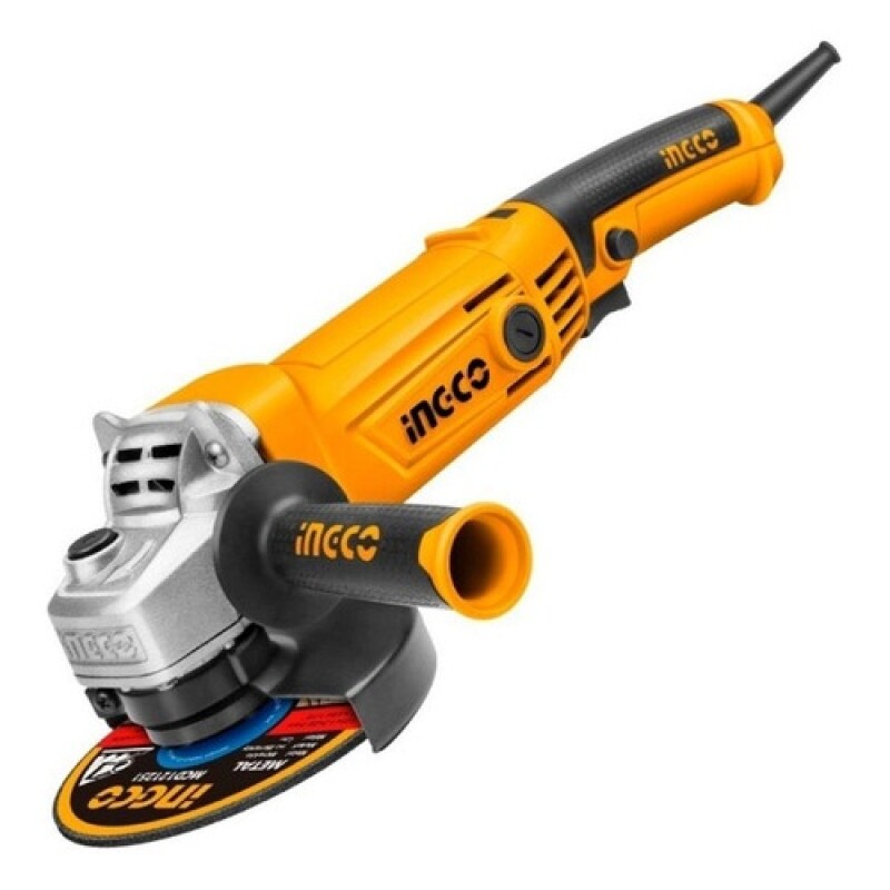 Amoladora angular Ingco 4Â½ 1010W 11000RPM discos 125mm Anaranjado