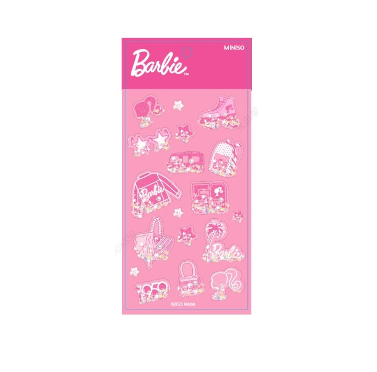 Stickers Barbie cápsula - rosa 