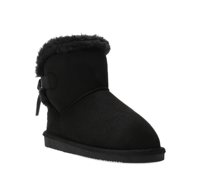 Bota TEIPI con piel interior y cinta Black