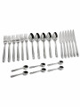 CUBIERTOS INOX SET 24PCS PLATEADO
