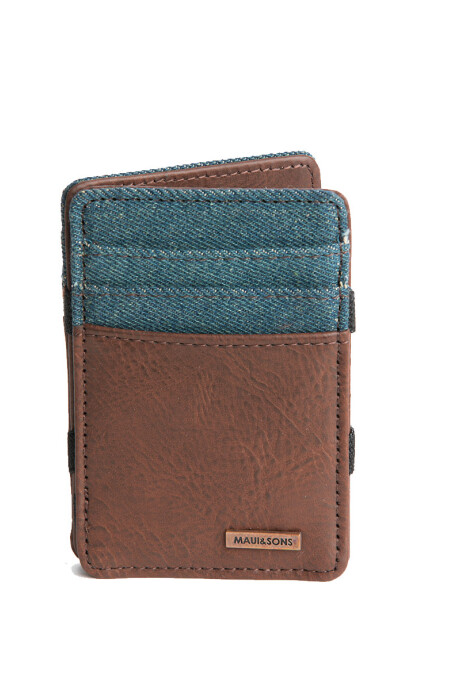 BILLETERA HANK MAUI Azul Oscuro
