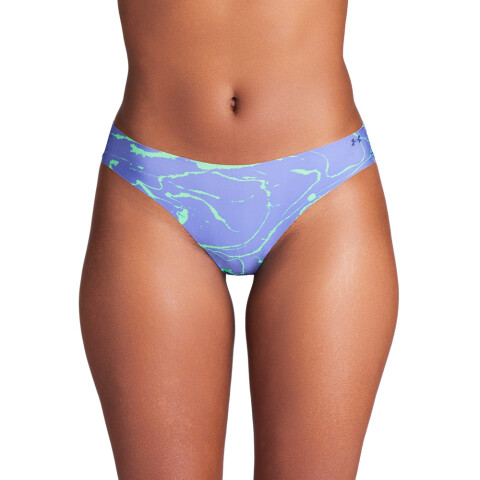 UA PURE STRETCH NO SHOW THONG -PRINT 3PK CEL