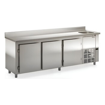 Bajomostrador Refrigerado 2.5 m con Pileta | Gelopar GBFE-250CD Bajomostrador Refrigerado 2.5 m con Pileta | Gelopar GBFE-250CD