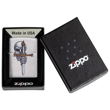 Encendedor Zippo Sword Skull Design - 49488 Encendedor Zippo Sword Skull Design - 49488