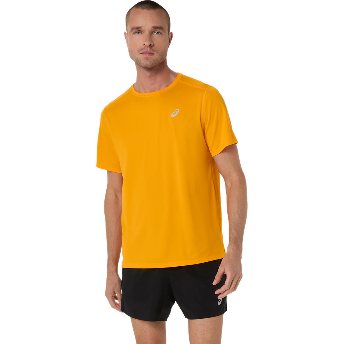 Polo Running Asics Silver SS Top Hombre - Yamabuki 