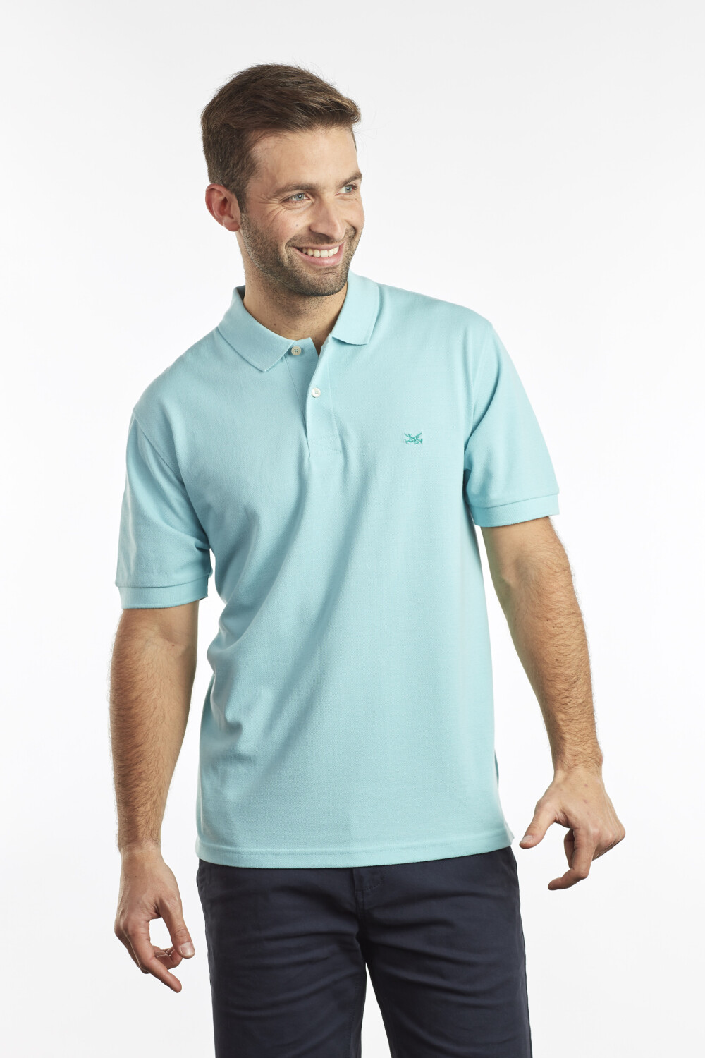 Polo Pique Lisa Aqua