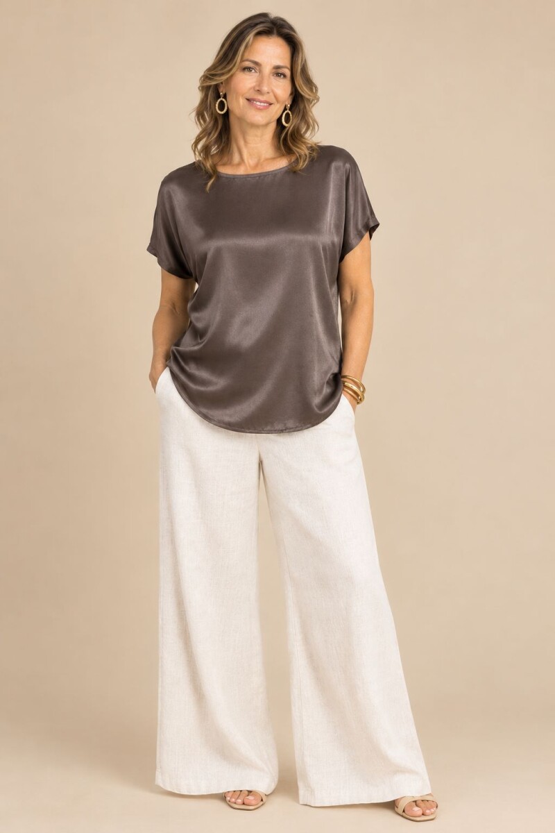REMERA REMANSO - Chocolate 