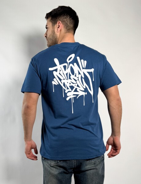 Remera estampada Cabre Azul
