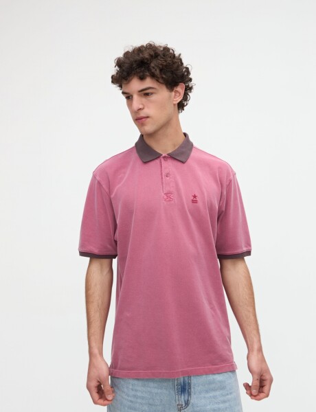 Remera polo Mikko Bordeaux