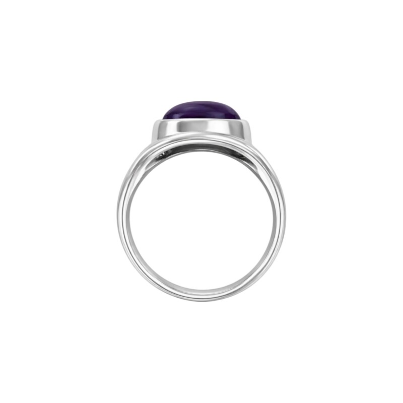 Anillo Rectangulo-Plata 925-Piedra amatista imperial-AN3281 conpiedra