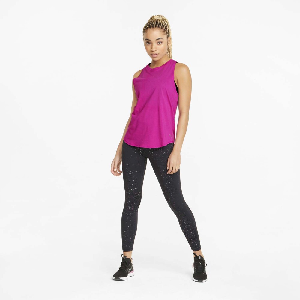 Stardust Crystalline Tank - Mujer Deep Orchid