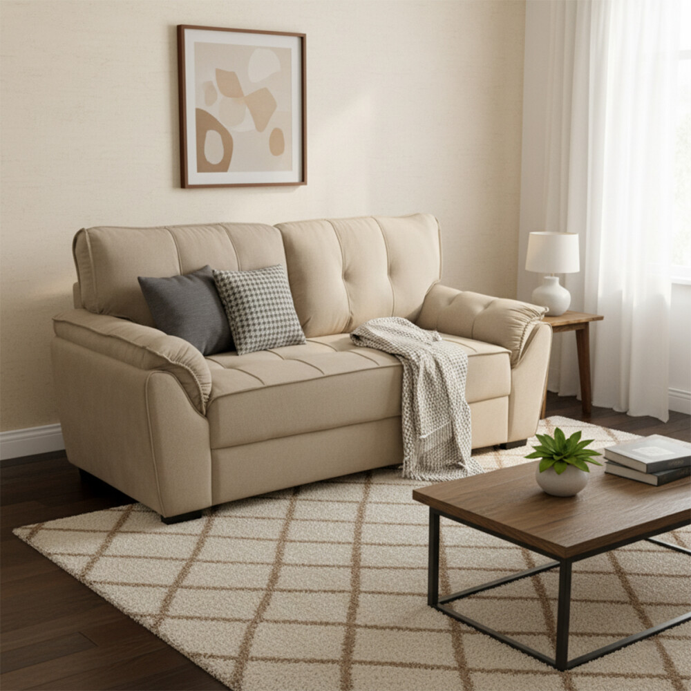 Sillón 2 Cuerpos - Montana Microfibra Beige