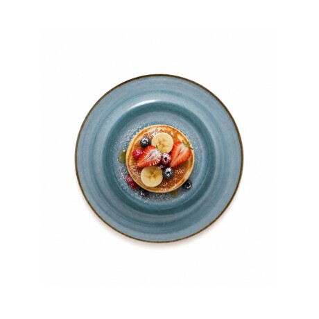 Plato Llano de Porcelana Azul 20 cm Artisan Plato Llano de Porcelana Azul 20 cm Artisan