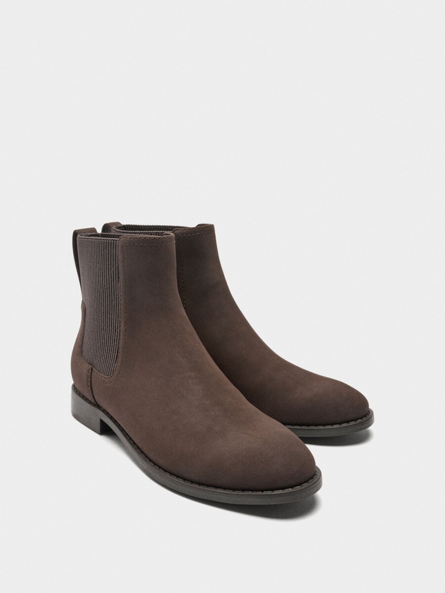 Botines Chelsea marron