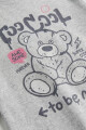 Camiseta manga larga GRIS MELANGE