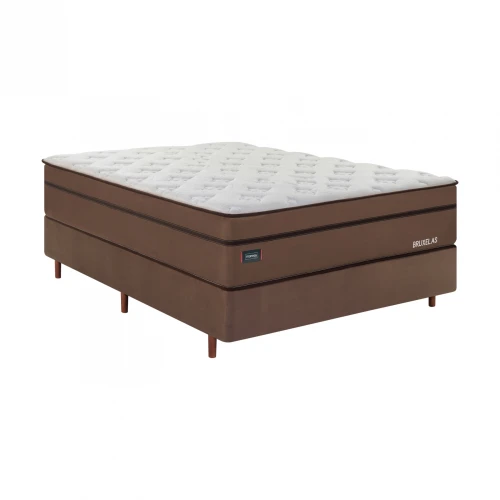Conjunto Sommier Mannes 2 plazas - Bruxelas Conjunto Sommier Mannes 2 plazas - Bruxelas