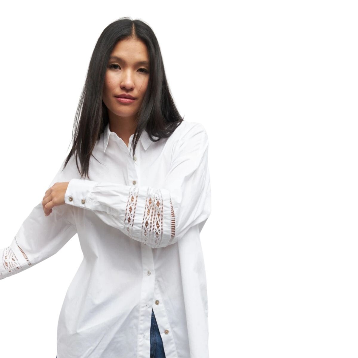 CAMISA ERNA XS-XL - BLANCO 