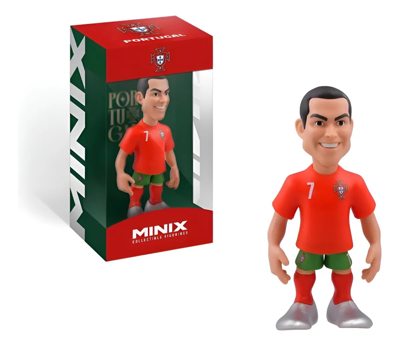 Figura Minix Cristiano Ronaldo Portugal Fútbol Coleccionable 