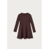 VESTIDO ML FEM MARROM ESCURO
