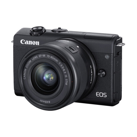 Kit Cámara Digital Compacta Canon EOS M200 + Lente EF-M 15-45MM Negra
