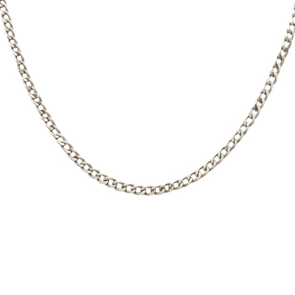 Cadena cubana-Plata 925-Sin Piedra-CD3280 Sinpiedra