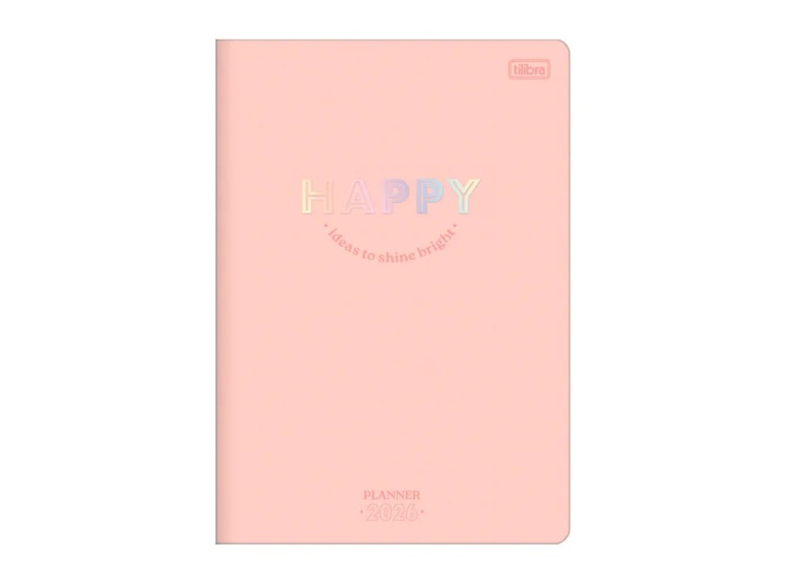 Agenda Tilibra 2026 Happy Mensual - Coral 