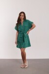 VESTIDO LUCRE VERDE ESMERALDA