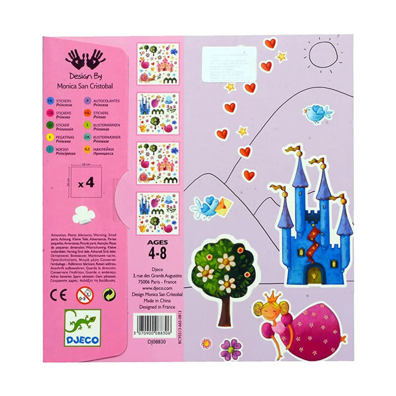 Stickers Princesa Margarita Djeco Stickers Princesa Margarita Djeco