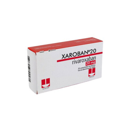 Xaroban 20mg 30 Cápsulas Xaroban 20mg 30 Cápsulas