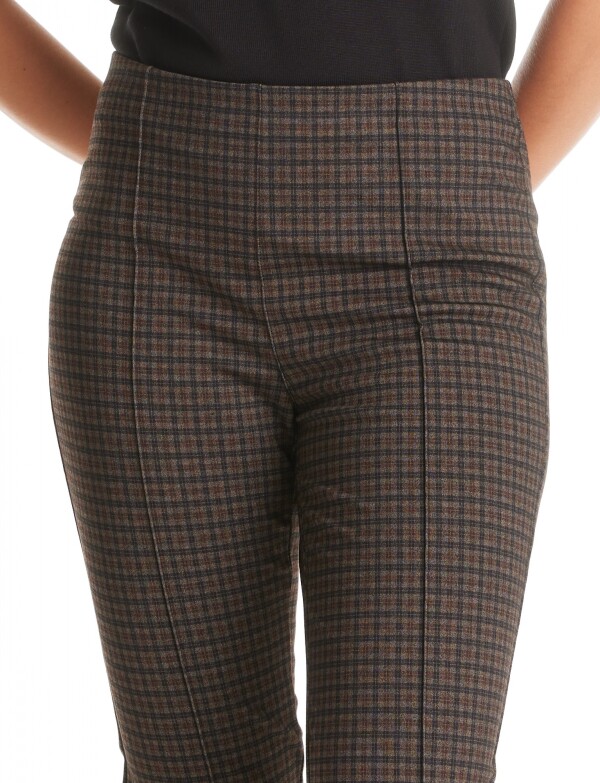 Pantalon Total Stretch MARRON/MULTI