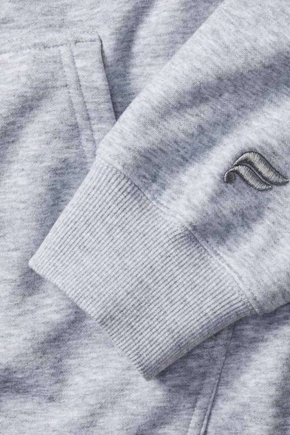 Polera Cozy Fleece Hoodie Mujer Classic Grey Heather