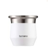 Mate Acero Flap Blanco
