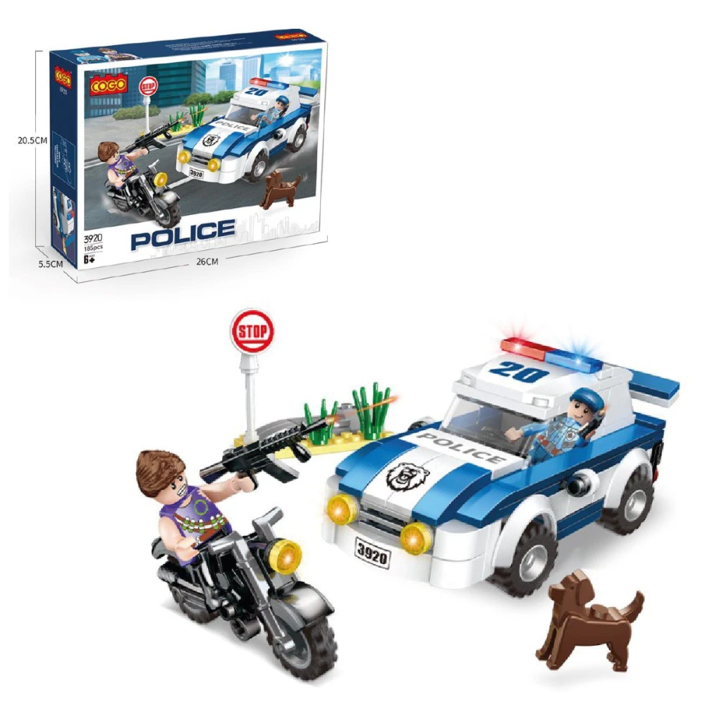 COGO POLICE SERIES 185PCS