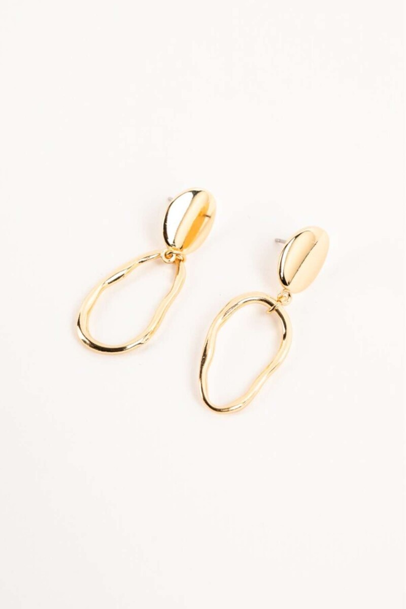 Aros Ovalados - Oro 