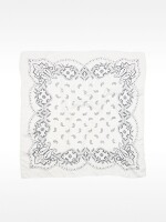 Pañuelo Cuadrado Estampado crudo