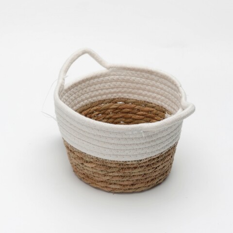 CESTA DE ALMACENAMIENTO TEJIDA (REDONDA/25 L) CESTA DE ALMACENAMIENTO TEJIDA (REDONDA/25 L)