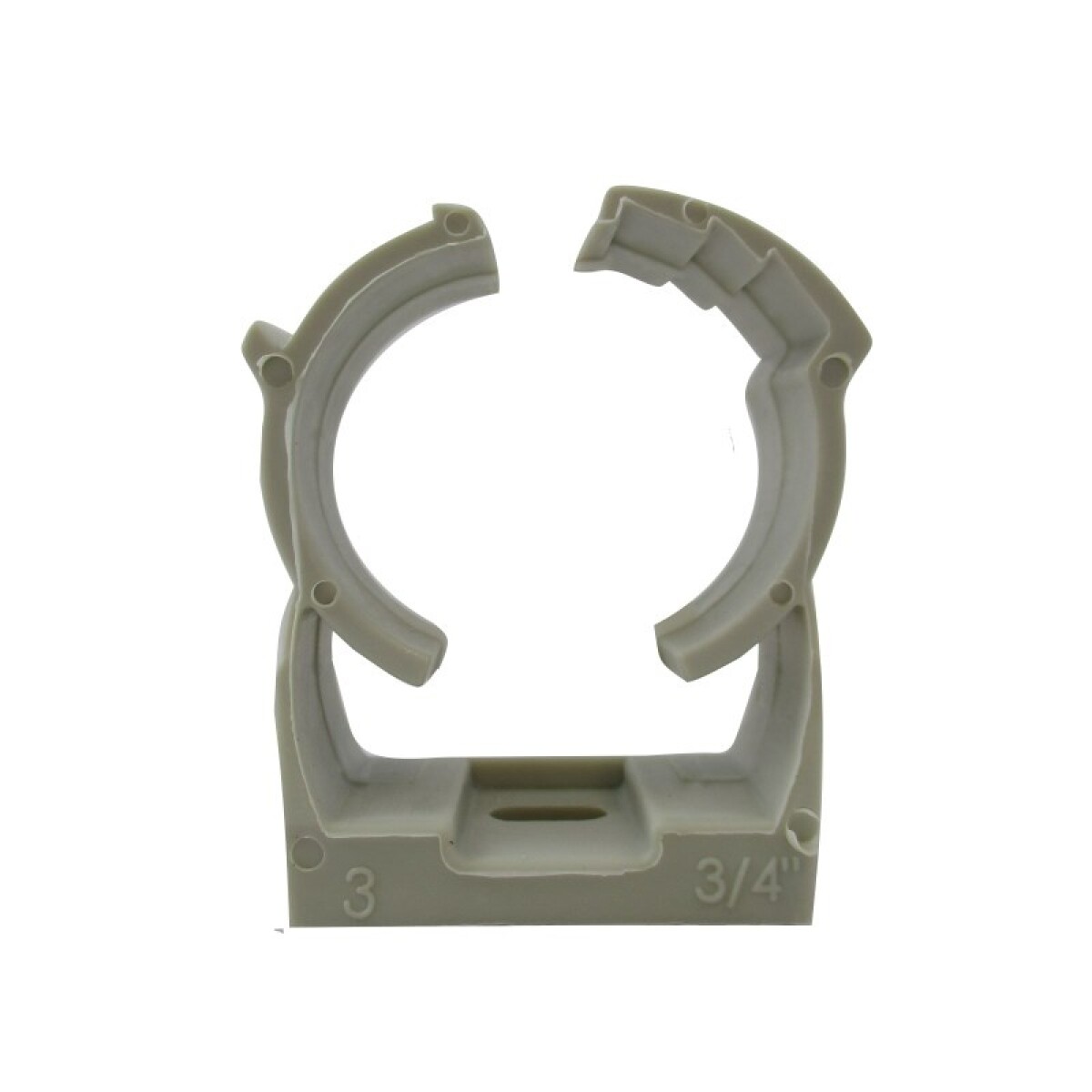 ""SOPORTE PLASTICO P/CAÑO 3/4""" 