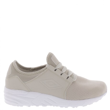 Championes de Mujer Umbro Aspin Dama Beige - Blanco