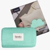 Manta rebozo bambu LIONELO verde agua