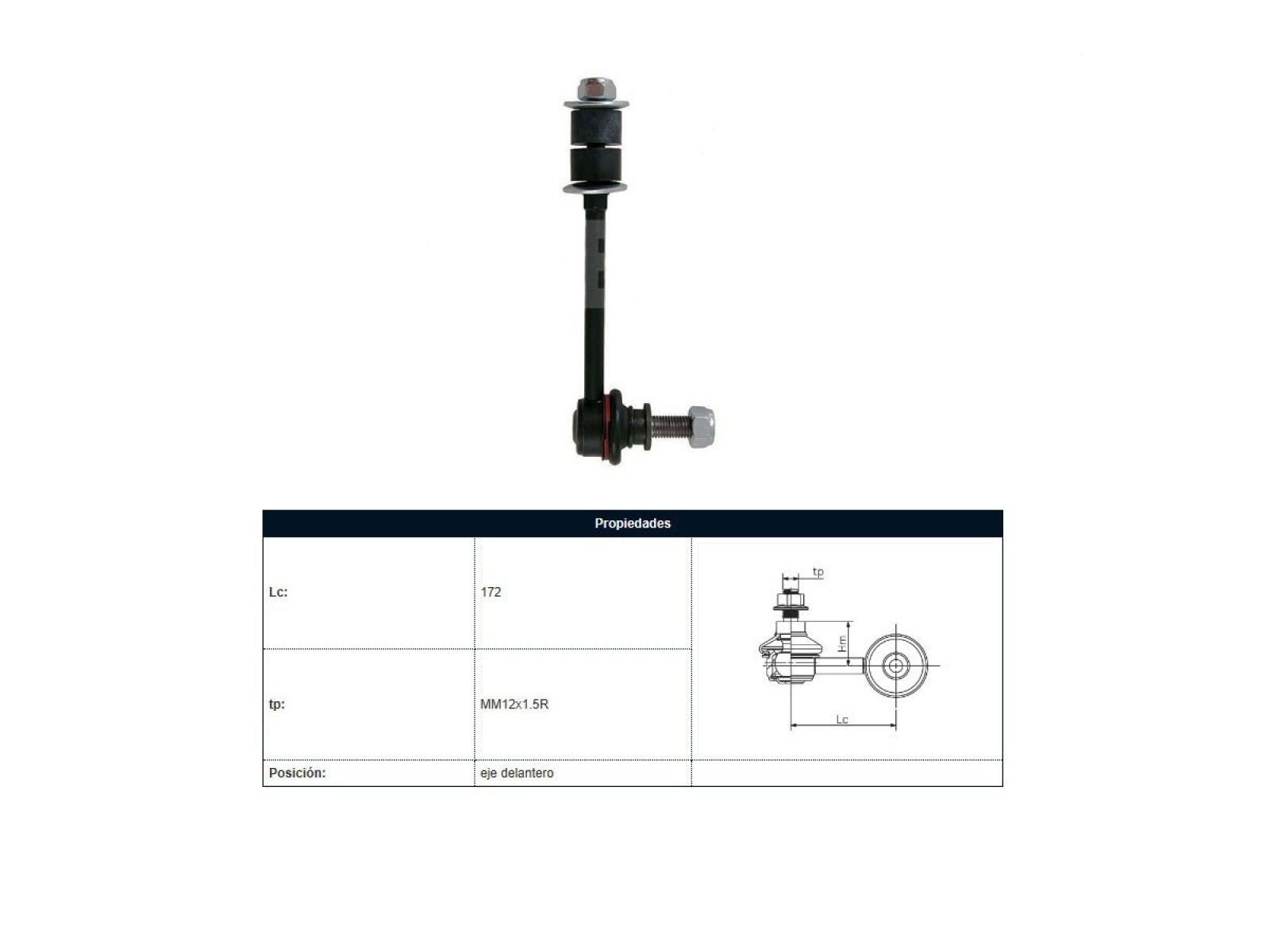 Bieleta Toyota Hilux 97-04 Der/Izq 