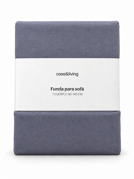 FUNDA PARA SOFA 1 CUERPO GRIS