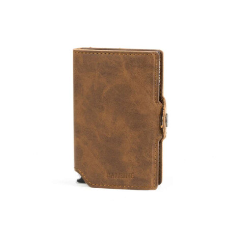Billetera Baleine Kansas Zipper Ligth Brown