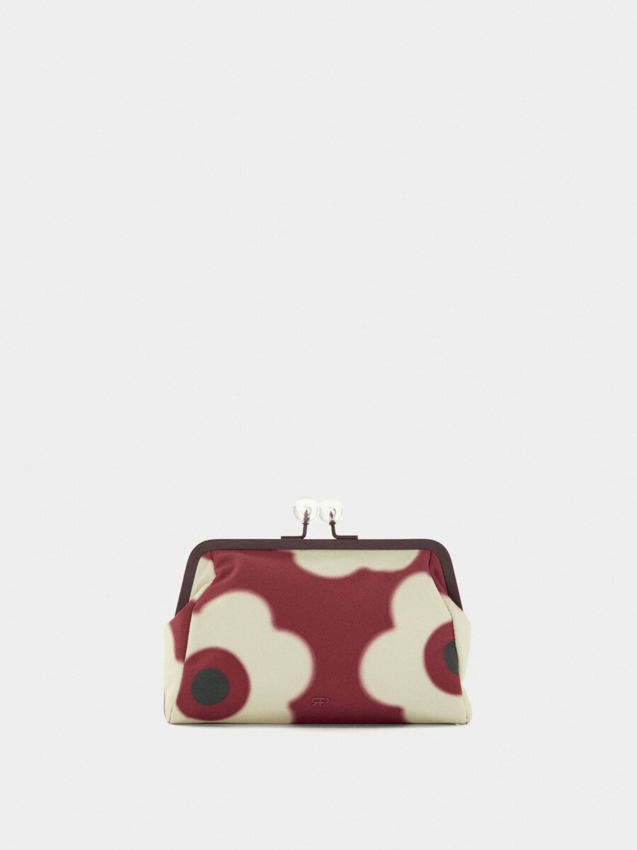 Bolso Para Cosméticos Con Estampado Floral multicolor
