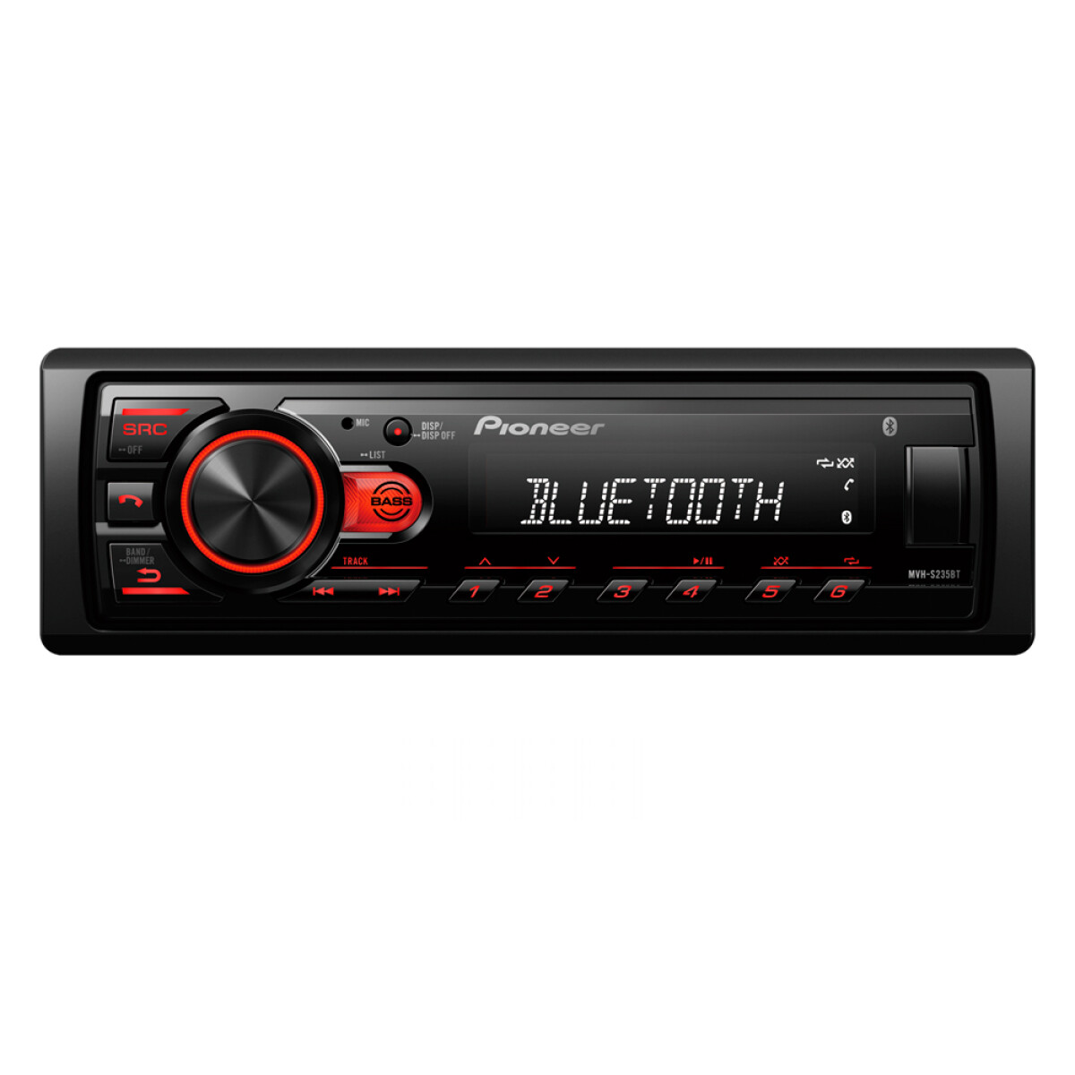 RADIO - MVH-S235BT AM FM USB MP3 BLUETOOTH FRENTE FIJO PIONEER 