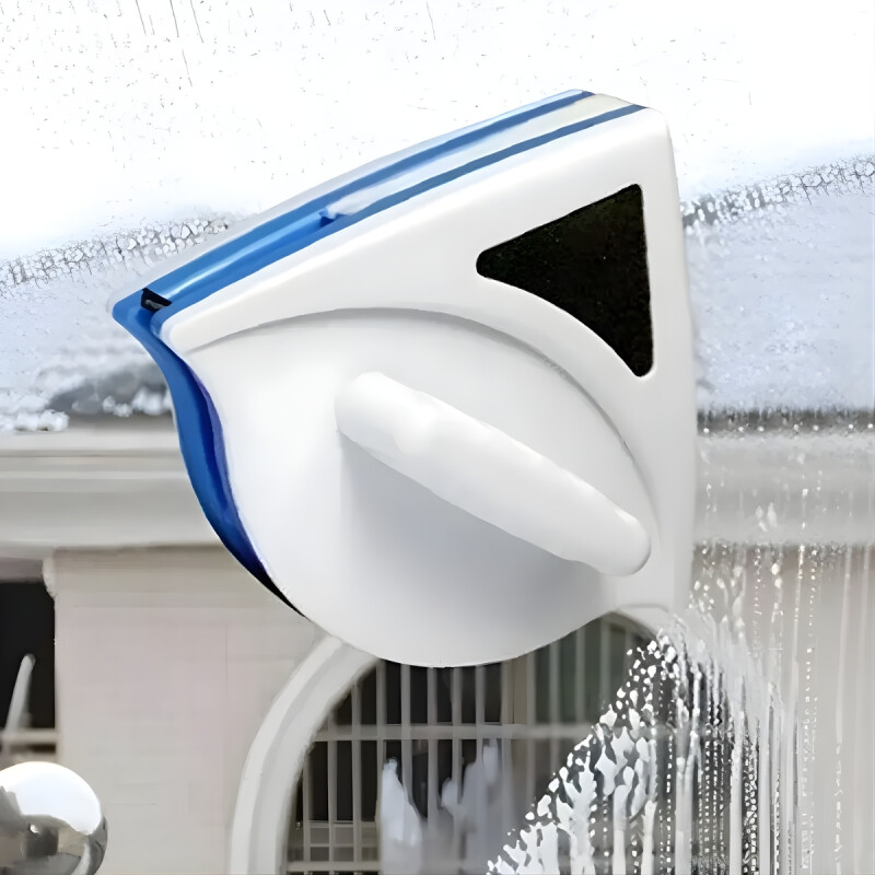 Limpiador de vidrios magnético BLANCO