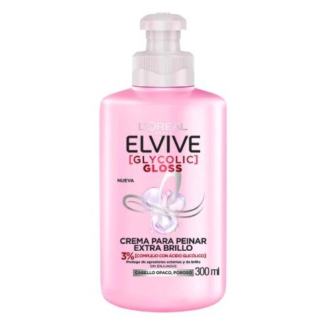 Elvive Crema Para Peinar Glycolic Gloss 300ml Elvive Crema Para Peinar Glycolic Gloss 300ml
